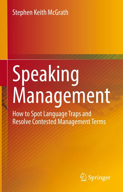 Springer - Speaking Management: Language Traps and Terms - Image 1
