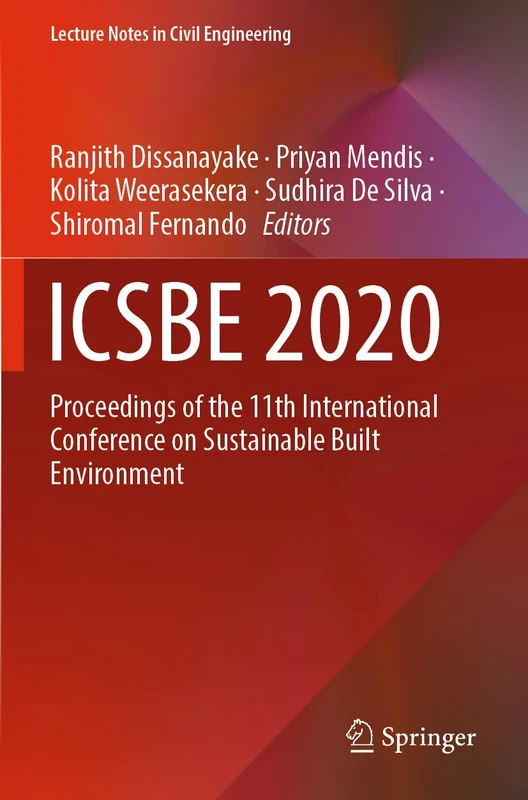 Springer ICSBE 2020 - Sustainable Built Environment Proceedings