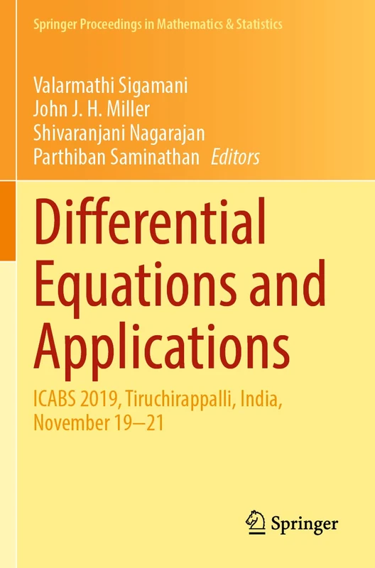Springer Differential Equations and Applications - ICABS 2019