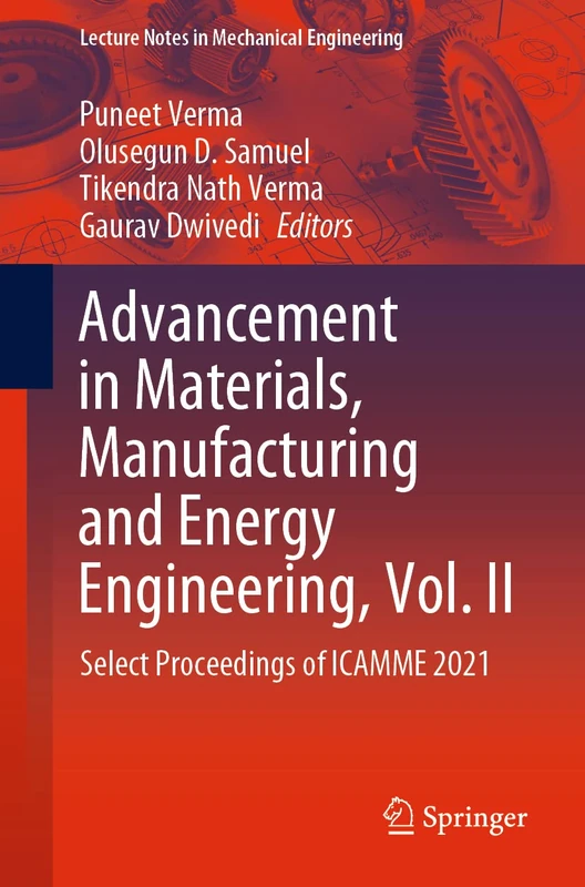 Springer ICAMME 2021 Vol. II - Materials and Energy Engineering