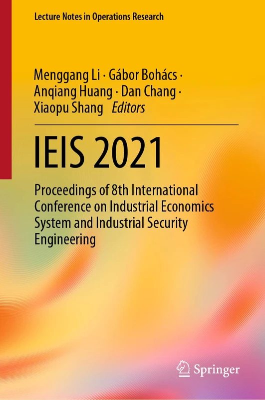 Springer IEIS 2021 - Industrial Economics & Security Book