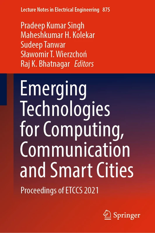 Springer Emerging Technologies for Computing and Smart Cities