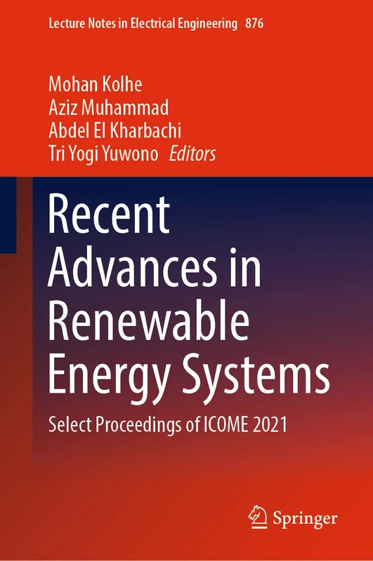 Springer Recent Advances in Renewable Energy Systems - ICOME 2021