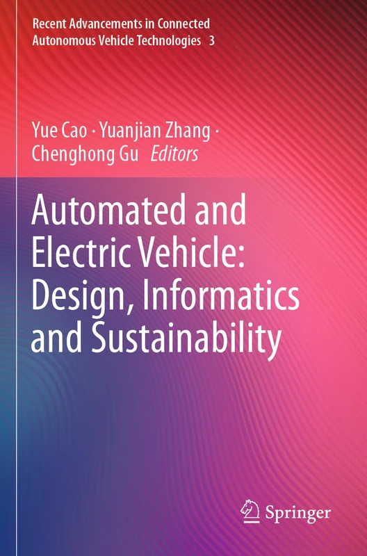 Springer Automated and Electric Vehicle Design Book