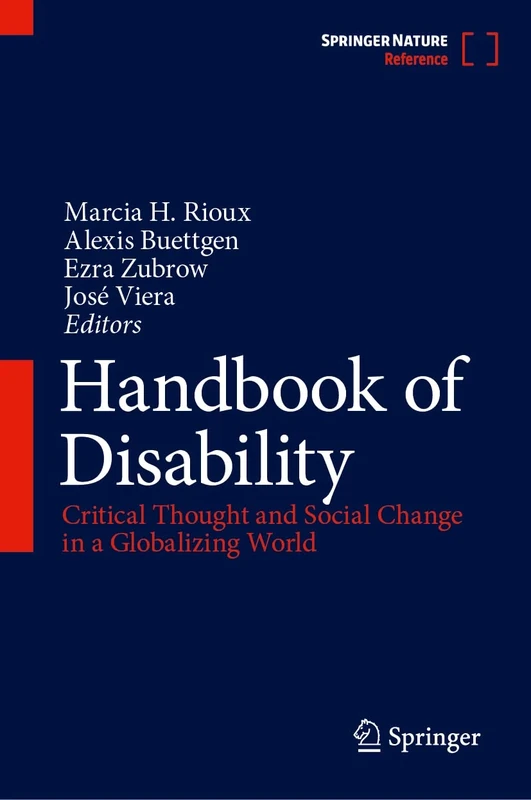 Handbook of Disability: Critical Thought and Social Change in a Globalizing World