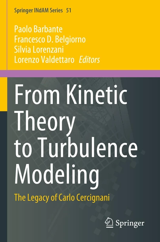 From Kinetic Theory to Turbulence Modeling: The Legacy of Carlo Cercignani: 51 (Springer INdAM Series, 51) - Image 1