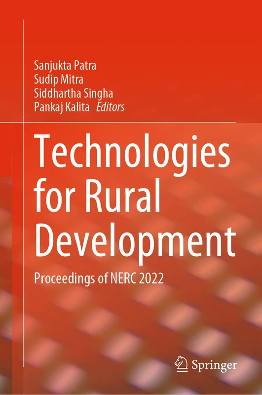 Springer - Technologies for Rural Development (NERC 2022)