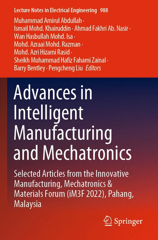 Springer Advances in Intelligent Manufacturing and Mechatronics