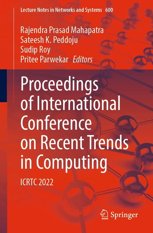 Springer ICRTC 2022 - Recent Trends in Computing Vol 600