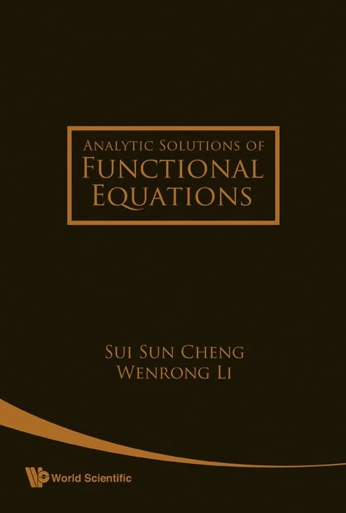 ANALYTIC SOLUTIONS OF FUNCTIONAL EQUATIONS