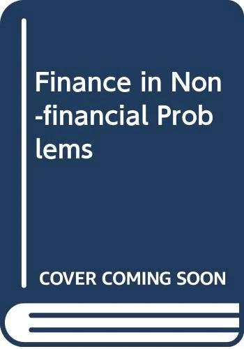 Finance In Non-financial Problems
