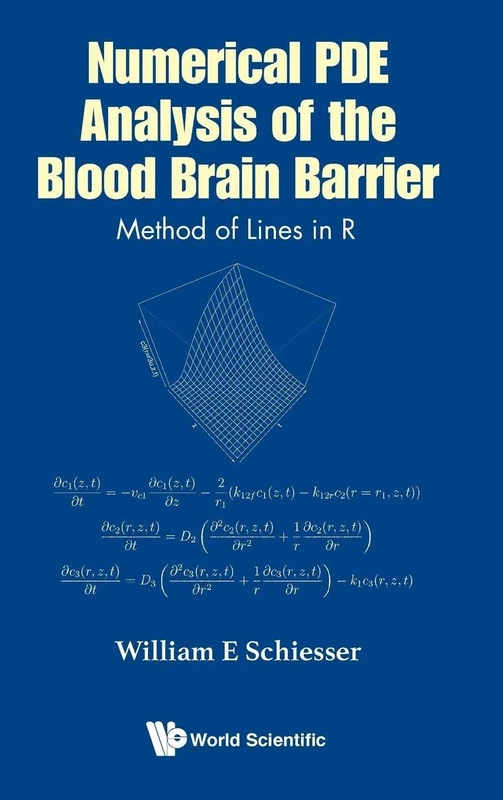 Numerical PDE Analysis of the Blood Brain Barrier: Method of Lines in R