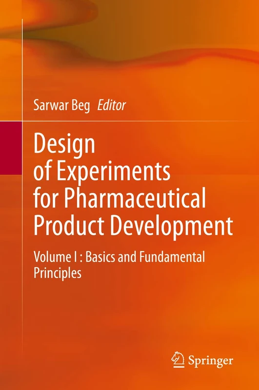 Springer - Design of Experiments for Pharmaceutical Development