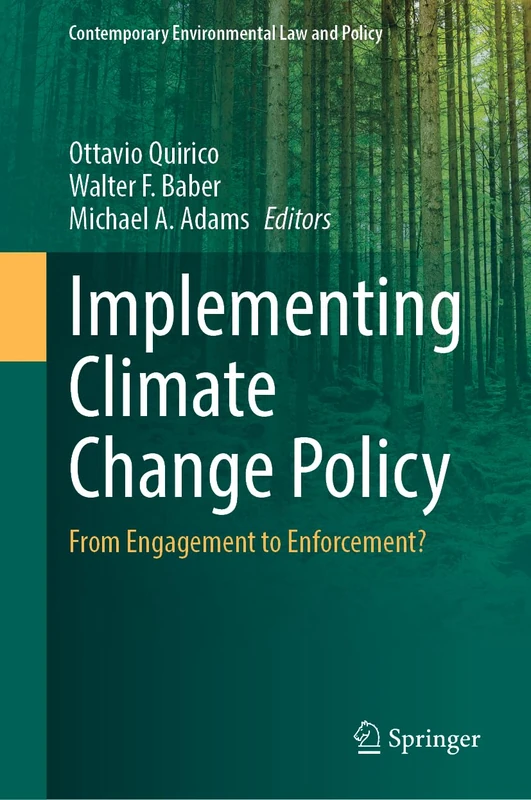 Springer - Implementing Climate Change Policy Book