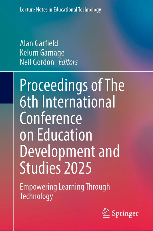 Springer 6th Int. Conference on Education Development 2025