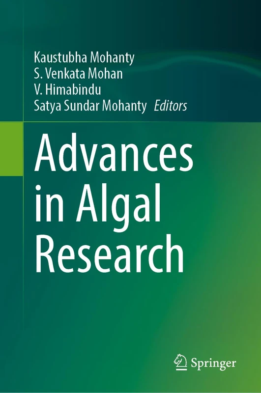 Springer - Advances in Algal Research - Science Book