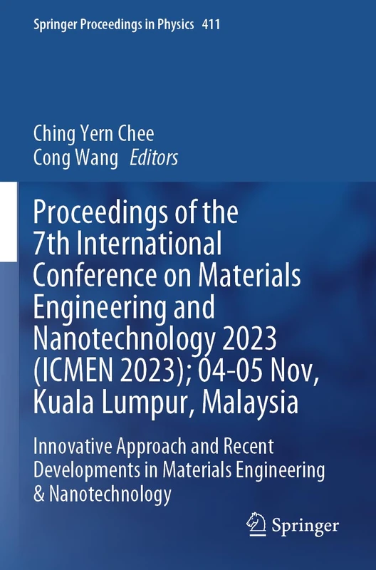 Springer ICMEN 2023 Proceedings - Materials Engineering