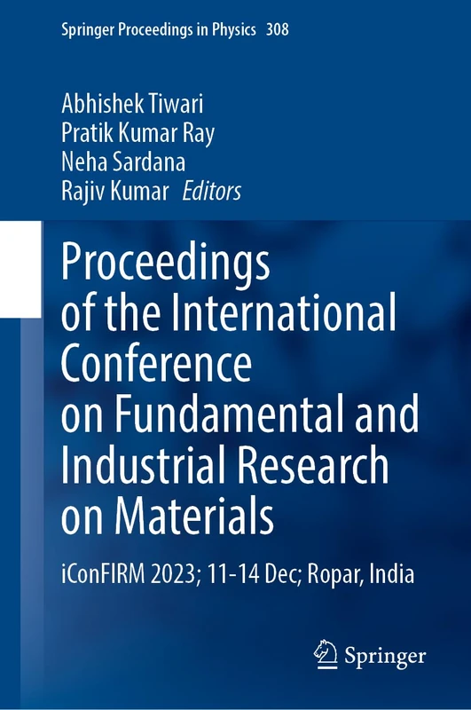 Springer iConFIRM 2023 Proceedings - Materials Research Book