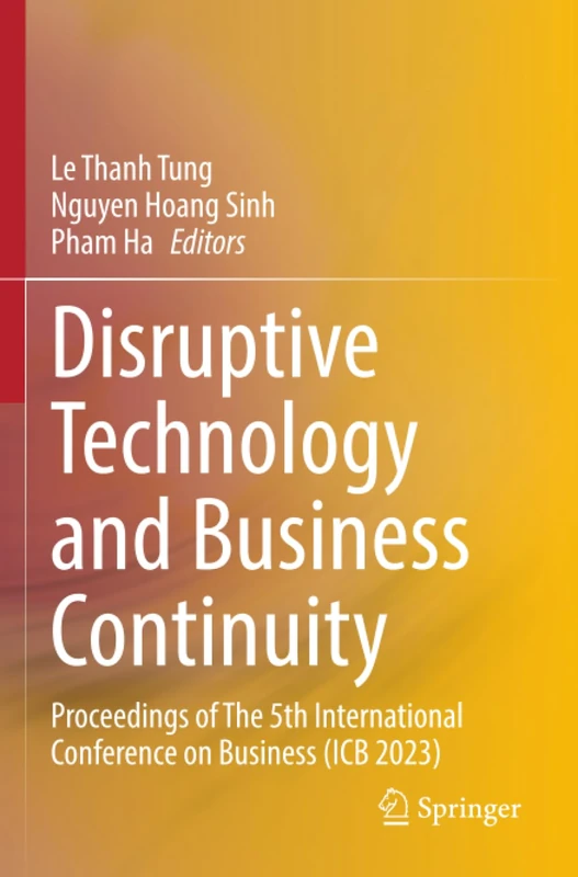 Springer - Disruptive Technology and Business Continuity ICB 2023