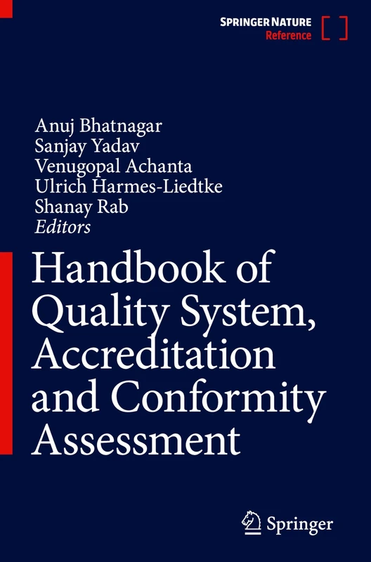 Handbook of Quality System, Accreditation and Conformity Assessment