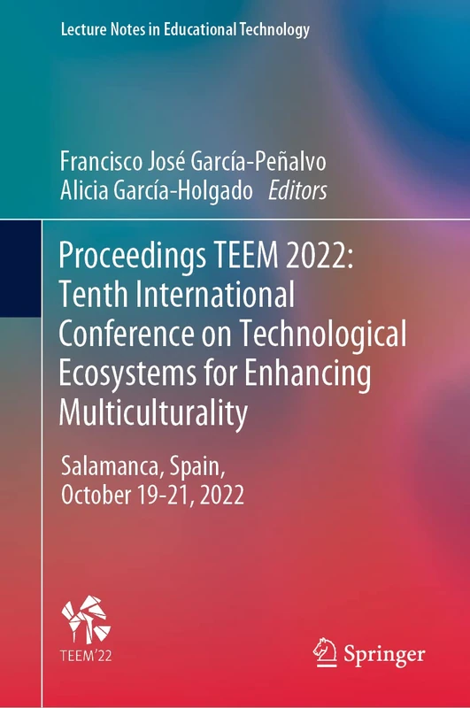 Springer Proceedings TEEM 2022 - Educational Technology Book