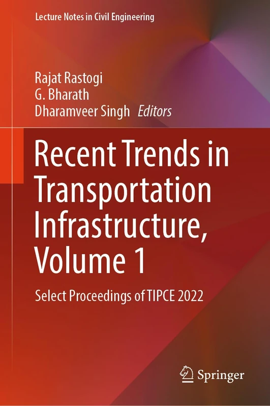 Springer Recent Trends in Transportation Infrastructure Vol 1