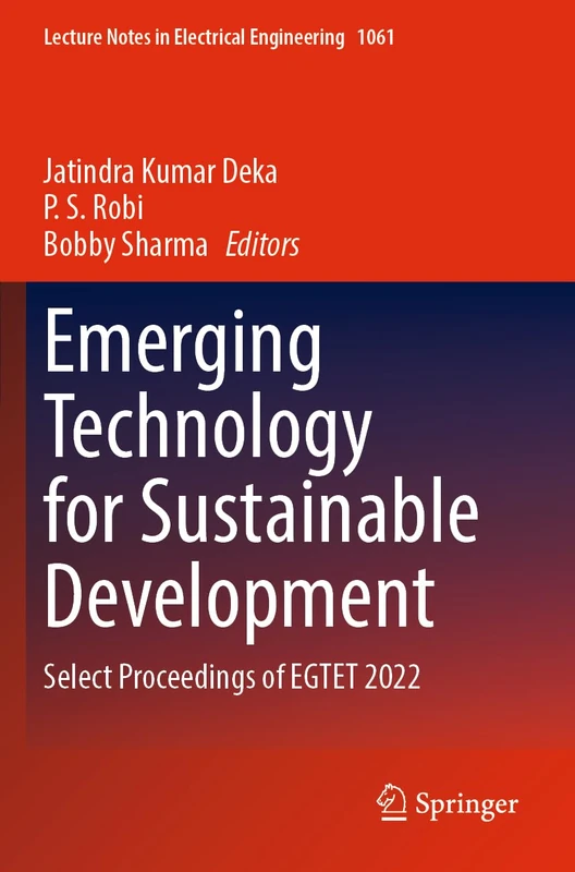 Springer Emerging Technology for Sustainable Development 1061