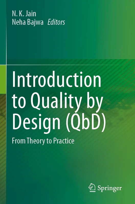 Springer - Introduction to Quality by Design (QbD) Book