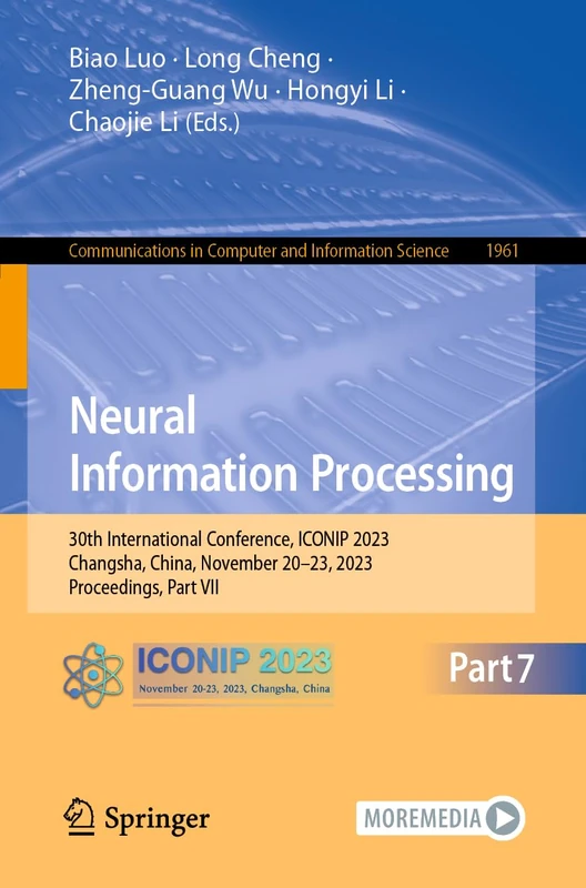 Springer ICONIP 2023 Proceedings Part VII - Neural Processing