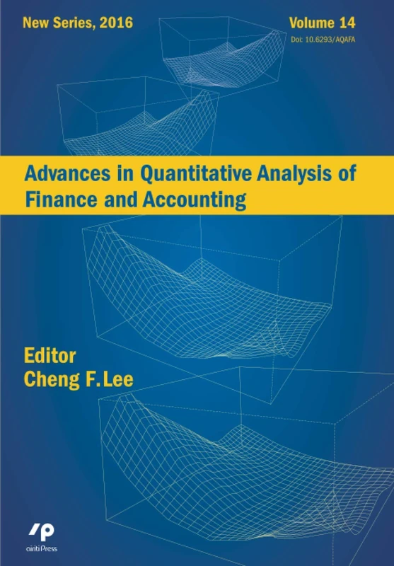 Advances in Quantitative Analysis of Finance and Accounting (New Series) vol.14