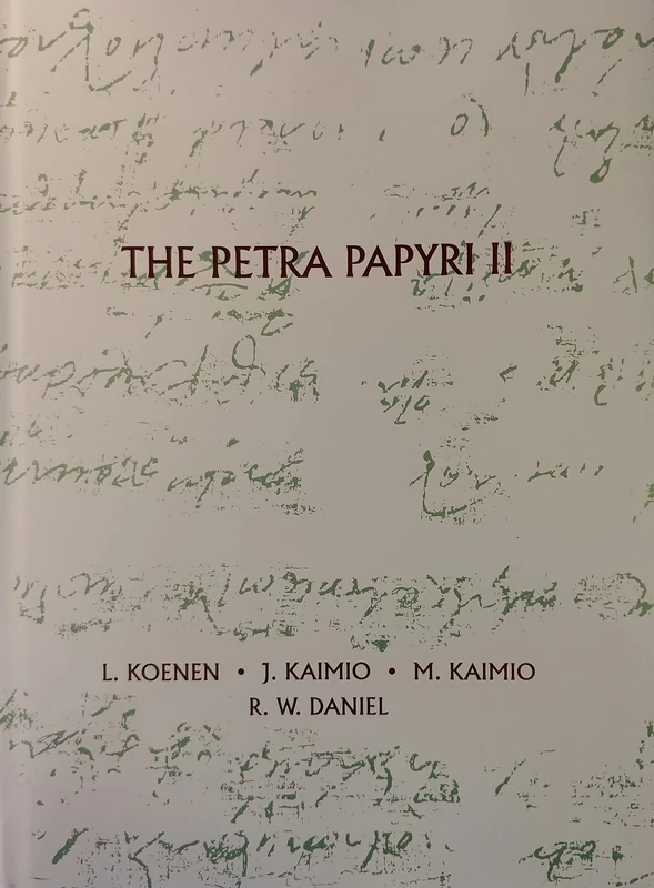The Petra Papyri II: 2