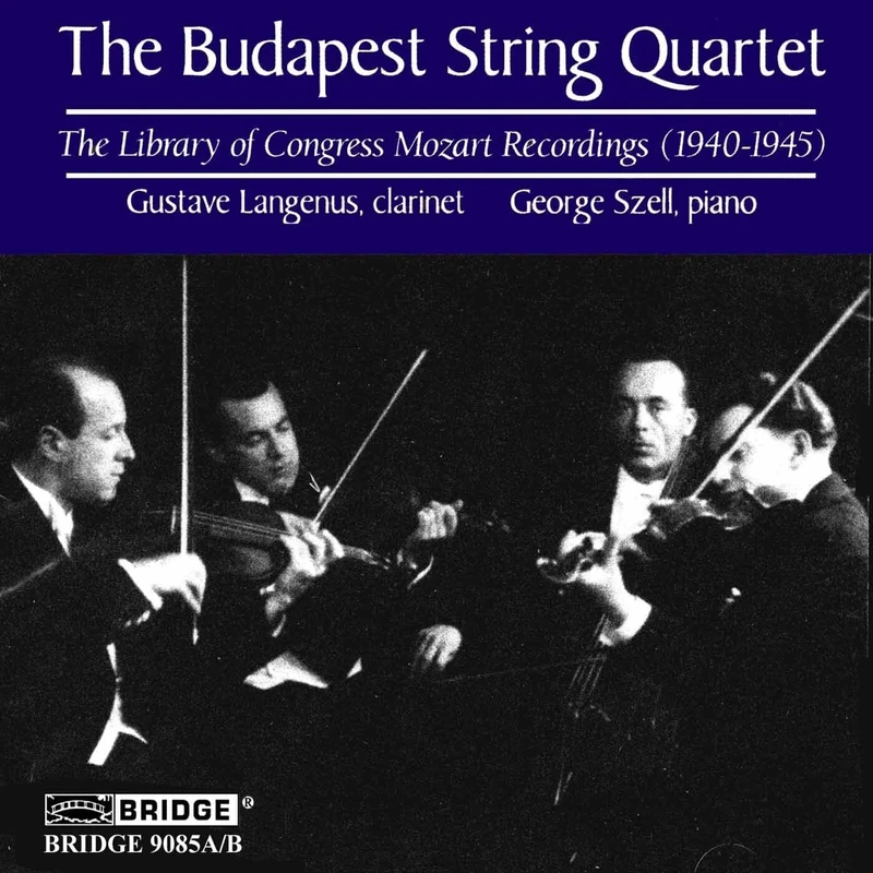 Budapest Quartet - Library of Congress Mozart Recordings (1940-1945)