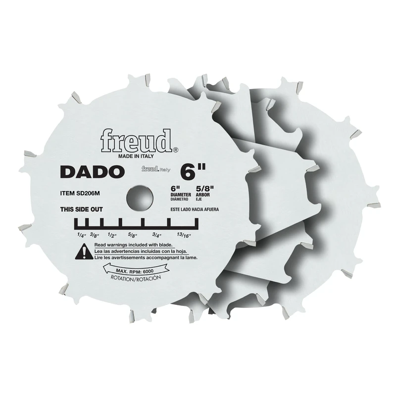 Freud SD206: 6" Pro Dado Set