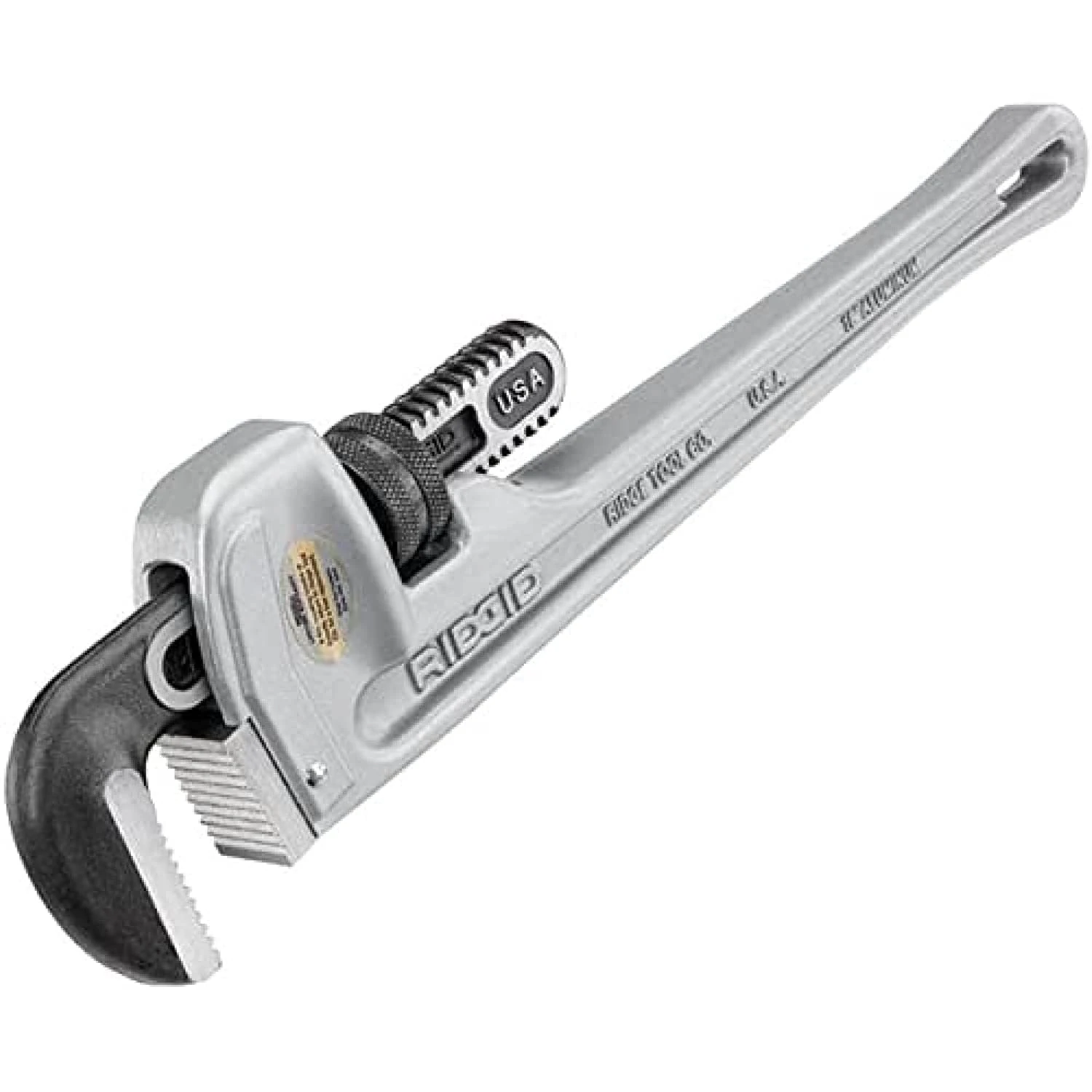 RIDGID 31100 Model 818 Aluminium Straight Pipe Wrench, 18-inch Plumbing Wrench