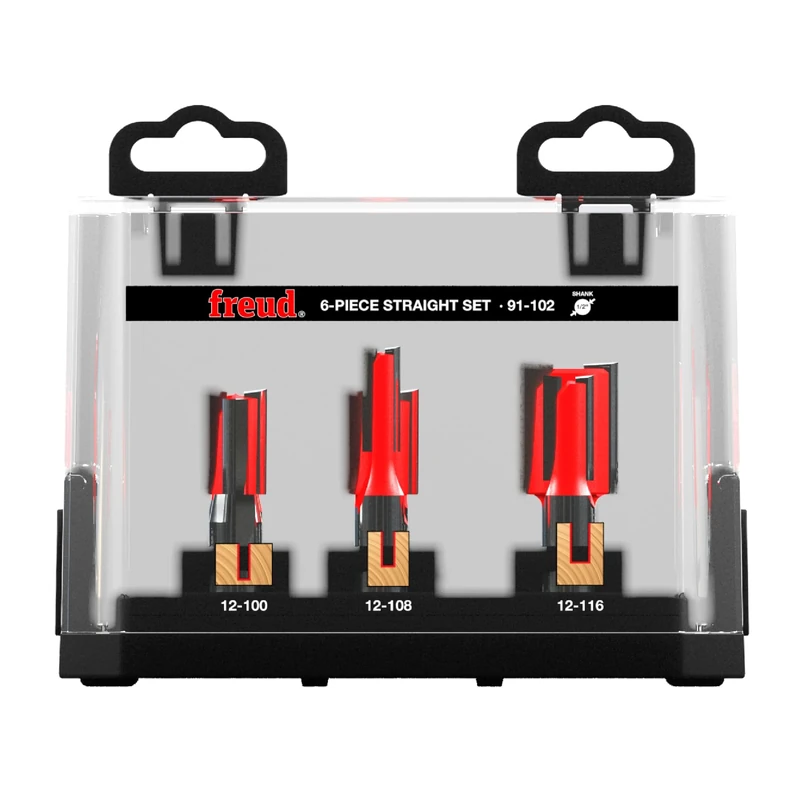 Freud 91-102: 6 Piece Straight Bit Set