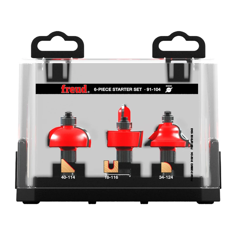 Freud 91-104: 6 Piece Starter Bit Set (1/2" Shank)