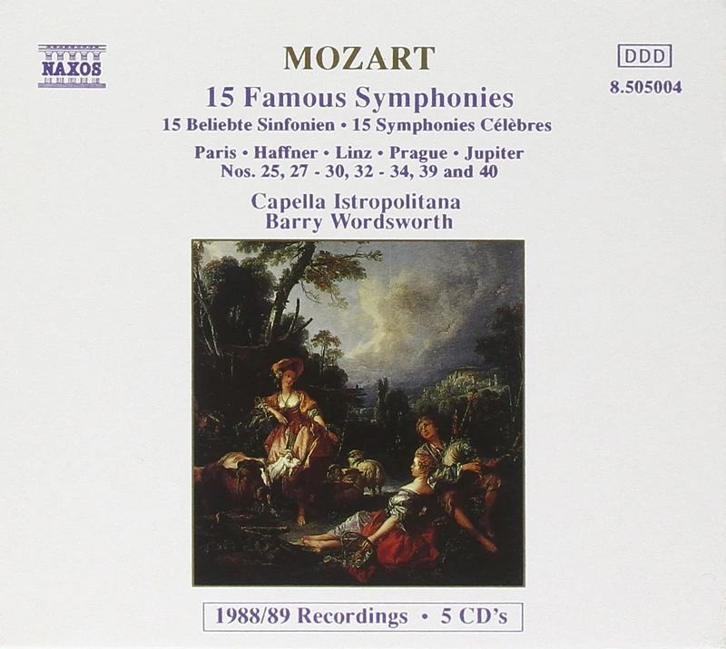 Mozart: 15 Famous Symphonies - Image 1
