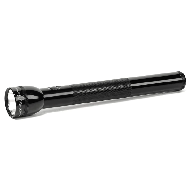 MAGLITE 4 D Cell Blister Pack Flashlight-Black, Aluminium,