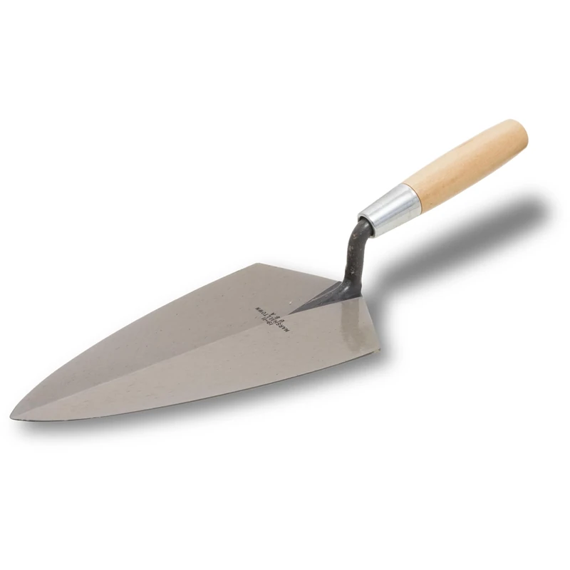 Marshalltown 1910 10-inch Philadelphia Brick Trowel - Wooden Handle