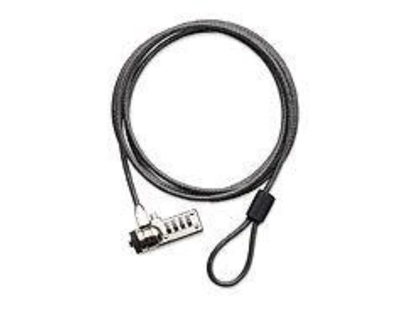 Targus DEFCON T-Lock Resettable Combo Cable Lock for Laptop Computer and Desktop Security (PA410U)