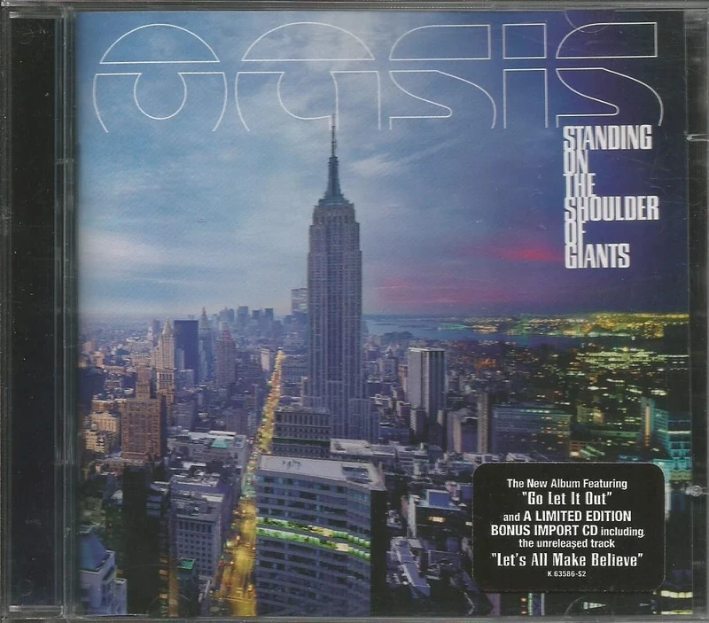 Epic Standing on the Shoulder of Giants - Pop Rock CD