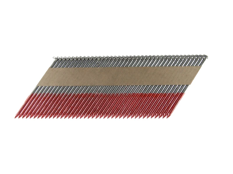 B&C Eagle A314X131HD/33 Offset Round Head 3-1/4-Inch x .131 x 33 Degree Hot Dip Galvanized Smooth Shank Paper Tape Collated Framing Nails (500 per Box)