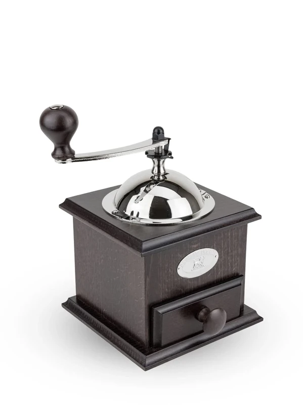 Peugeot - Nostalgie Coffee Mill - Traditional Coffee Grinder - Precision Grinding - Manual Coffee Grinder - Hand-Aged Beechwood - 21 cm - Made in France