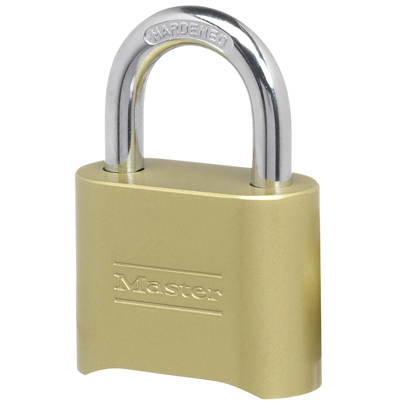 Master Lock 175D Set Your Own Combination Padlock, 2 in. Wide with 1 in. Long Shackle