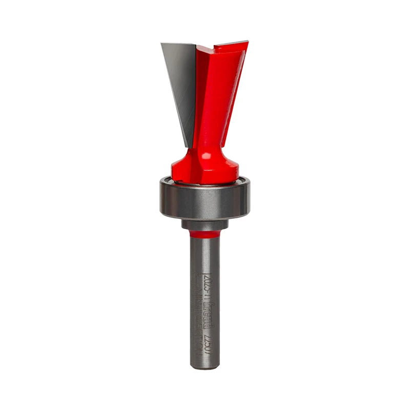 Freud 22-507 3/4-Inch Diameter 14-Degree Top Bearing Dovetail Router Bit with 1/4-Inch Shank
