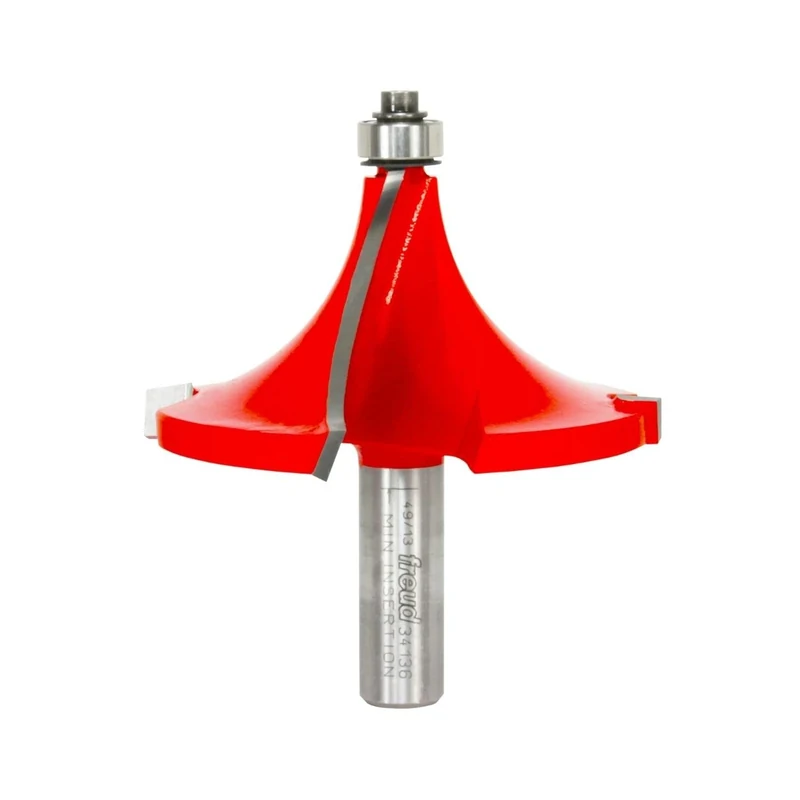 Freud 34-136 Quadra-Cut 1-1/4 inch Radius Rounding Over Bit