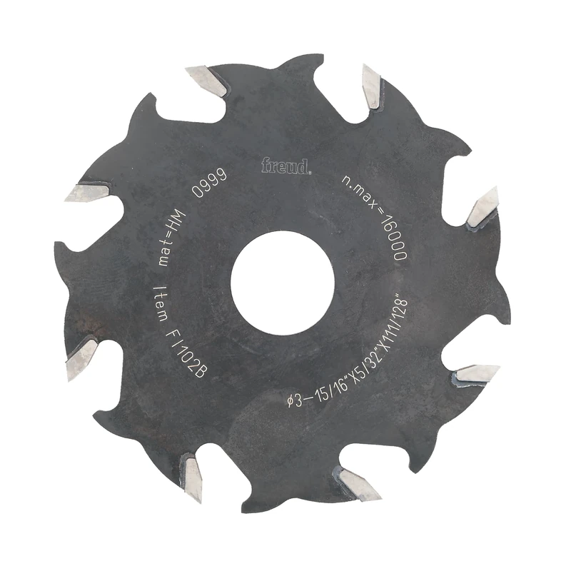 Freud FI102: 4" 8-Tooth Replacement Blade for JS100, JS102 or Similar Biscuit Joiner - Image 1