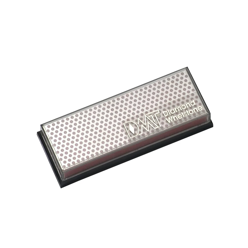DMT W6FP Diamond Whetstone Sharpener - Fine With Plastic Box, Grey, 6-Inch