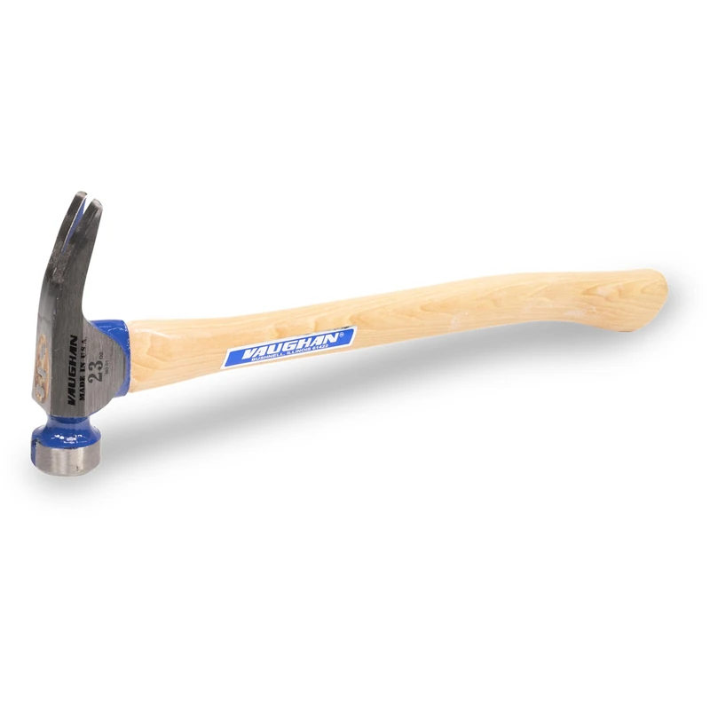 Vaughan California Framing Hammer, 650g, Milled Face, Curved Handle, CF1HC
