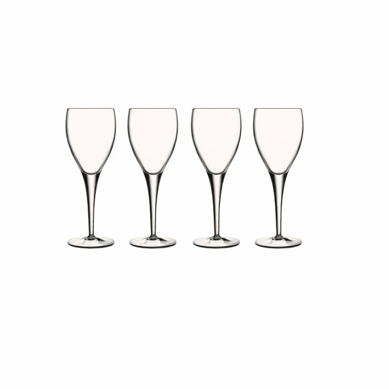 Luigi Bormioli Large Wine Glasses Set of 4 - Michelangelo Crystal Wine Glasses 340ml, Ultra Clear and Durable Dishwasher Safe Glassware with Titanium Reinforced Stems, Gift Box Included, Made In Italy - Image 1
